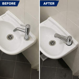 toilet sink tap replacement